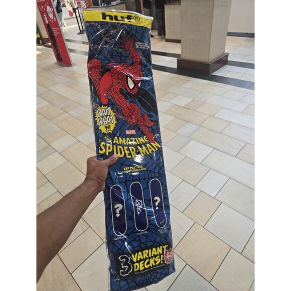 HUF x MARVEL SPIDER-MAN ISSUE 300 BLIND BAG DECKS | SHIPS TODAY NEW SEALED BOX! - Picture 2 of 2